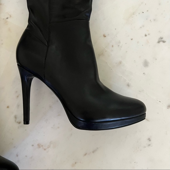 Nine West Quizme Wide Calf Platform Boots - Picture 3 of 12